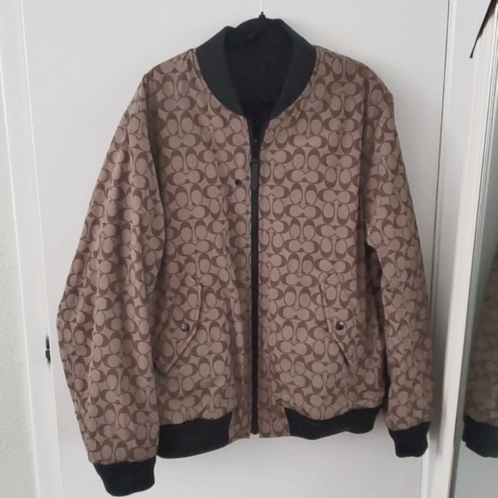 Coach Signature Reversible  Jacket Men's XXL